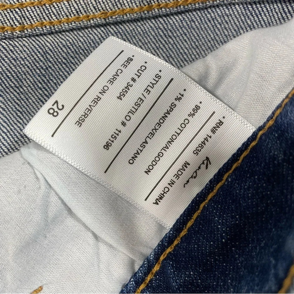 New KanCan Button Fly Fray Hem Skirt - Picture 4 of 6